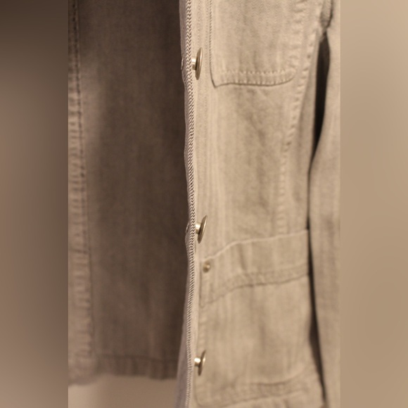 Isaac Mizrahi Grey Denim Jacket in size S - Picture 5 of 16